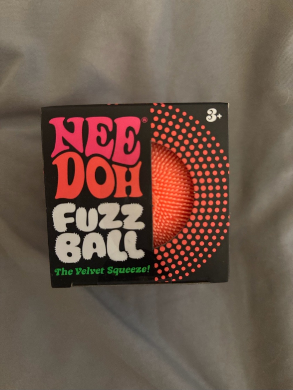 Fuzz Ball Stress Reliever - Orange